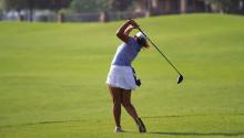 Arianna Gonzalez was the Lady Badgers’ second-best finisher at this week’s tournament. HUNTER KING | DISPATCH RECORD