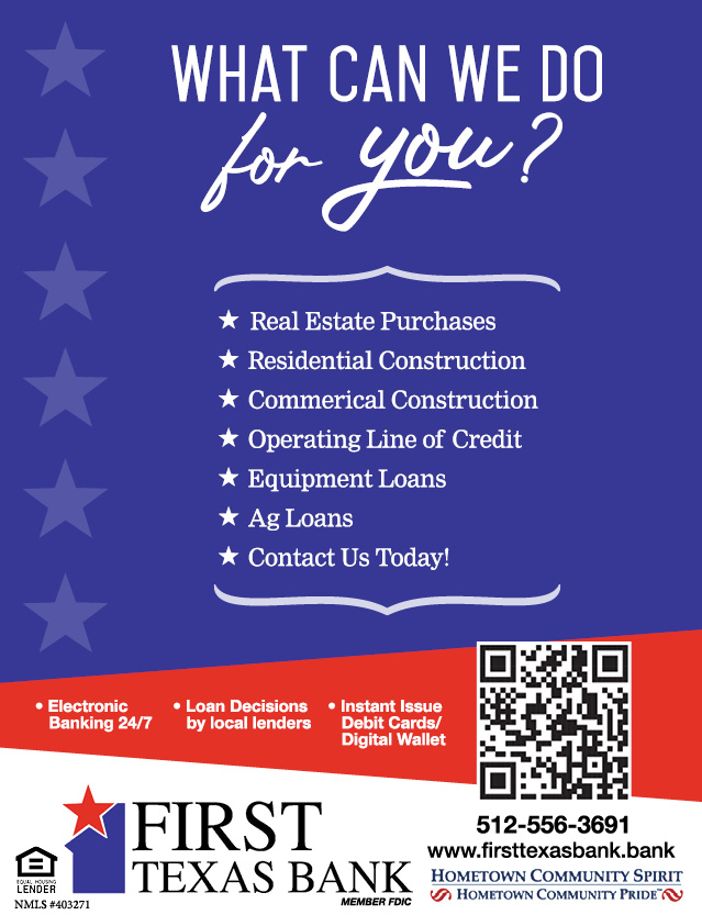 First Texas Bank Sidebar