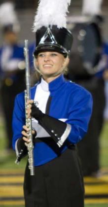 Flutist Ella Hairston is section leader for the high woodwinds. hunter king | dispatch record