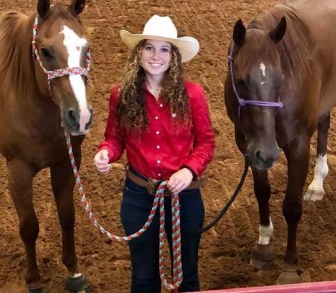 Katie Procter took reserve-champion honors in barrels this year at the State 4-H Horse Show. LAMPASAS COUNTY 4-H FACEBOOK PAGE | COURTESY PHOTO