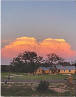 This cloud formation was spotted Sunday afternoon from the western portion of Lampasas. The area was under a tornado watch at the time, although no severe weather developed here. Rain returned to the city later in the week. COURTESY PHOTO | PHIL GARRETT