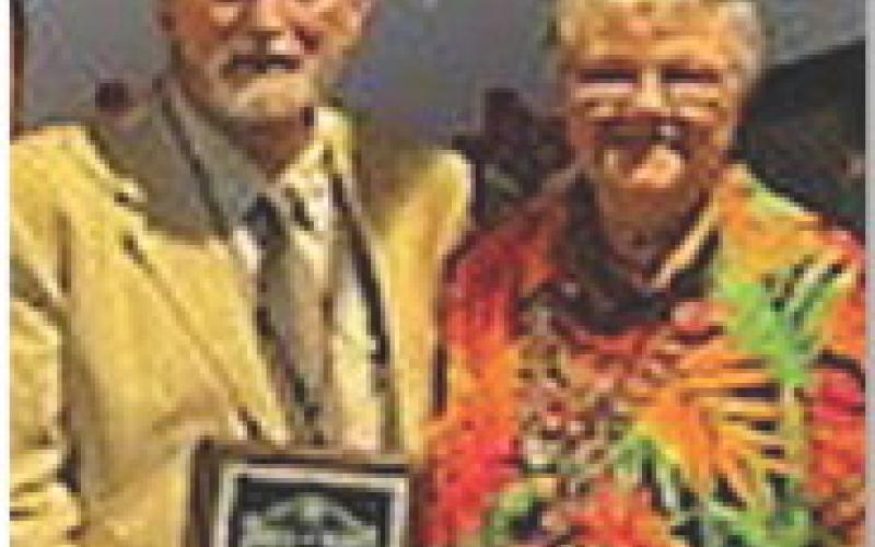 Ronnie Vineyard and his wife, Sydna, were recognized at a recent celebration to honor Vineyard’s selection for the Agriculture Teachers Association of Texas Hall of Fame. courtesy photo | judy vann hail