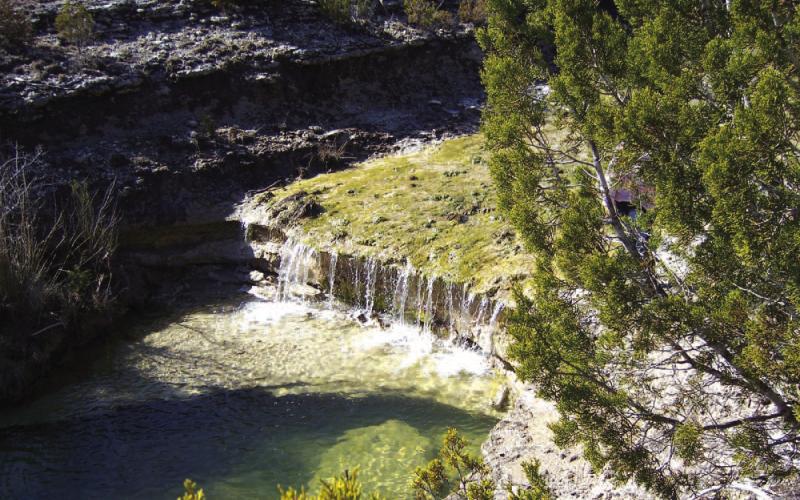 Early-day Spaniards would often corral wild mustangs in a water-carved gully. Publisher Ryan Murray will offer a presentation on these arroyo caballos and other topics that include Lampasas history when he speaks Oct. 28 at the Lampasas Public Library. COURTESY PHOTO