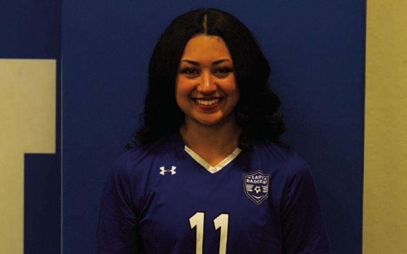 Name: Kailyn Cisneros Class: Senior Sport: Soccer Favorite Movie: Coraline Favorite Midnight Snack: Goldfish Favorite Social Media: TikTok Main Goal This Season: Make the playoffs