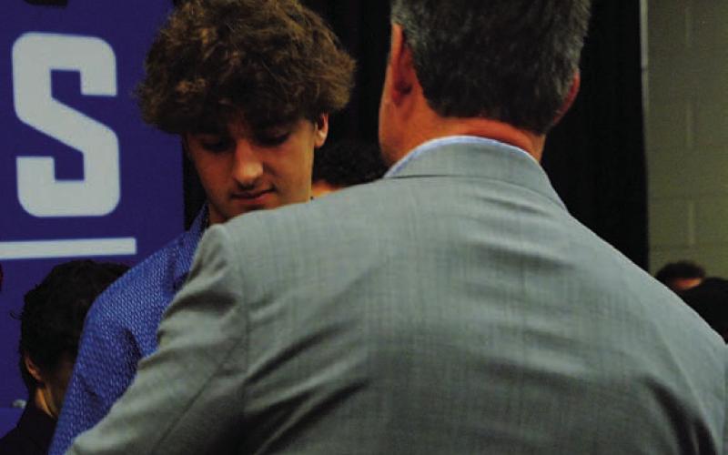 Landon Richardson was the Special Teams Player of the Year. HUNTER KING | DISPATCH RECORD