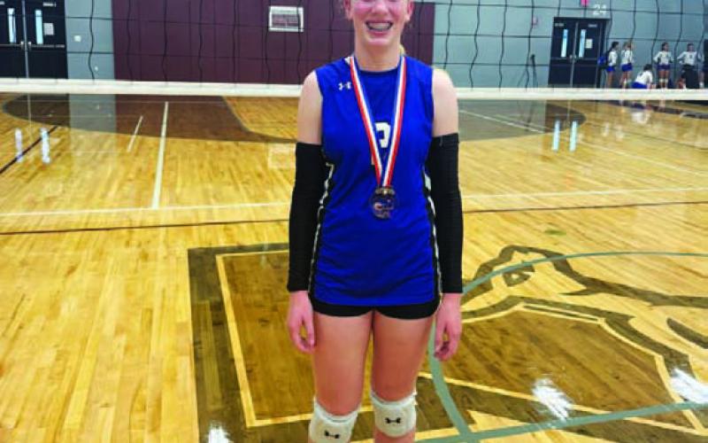 COURTESY PHOTO Ellie Felkner was named the Team MVP for her performance in the two-day event.