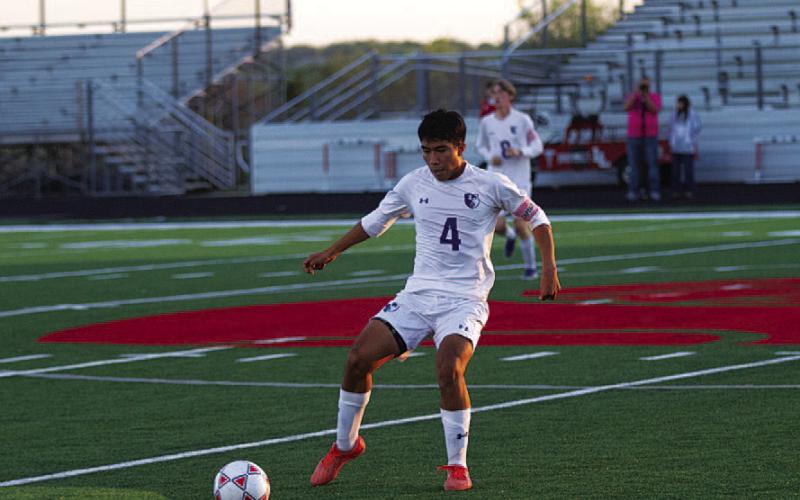 HUNTER KING | DISPATCH RECORD Juan Rodriguez had the assist on the Badgers’ goal in the bi-district round.