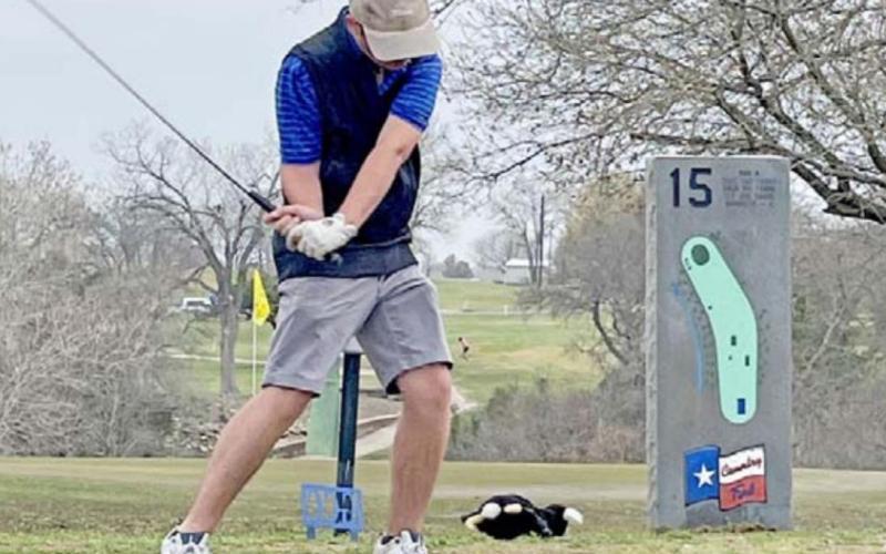 Peyton Spore shot his all-time low, 74, 4 over par on Tuesday. GARRY SPORE | COURTESY PHOTO