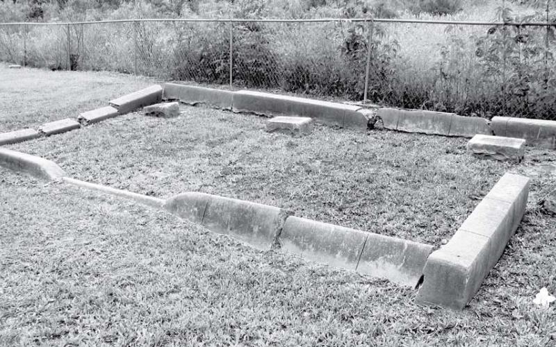 Pictured is the Jones family plot in the Manor Cemetery. courtesy photo | jackson files