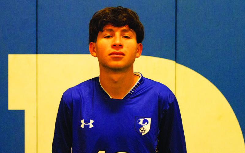 Name: Edwin Alvarado Class: Senior Sport: Soccer Favorite School Subject: Off period