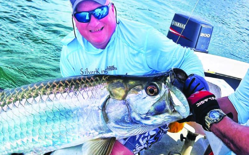 Metcalf also takes veterans on a tarpon fishing trip every year down in Costa Rica. COURTESY PHOTO | ERIC METCALF
