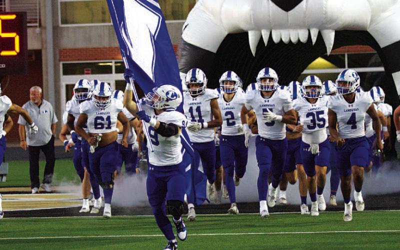 Brady Renfrew will once again run out onto the field leading the Badgers as they meet Canyon West Plains tonight. HUNTER KING | DISPATCH RECORD