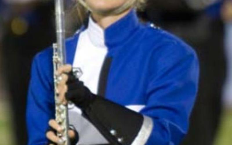 Flutist Ella Hairston is section leader for the high woodwinds. hunter king | dispatch record