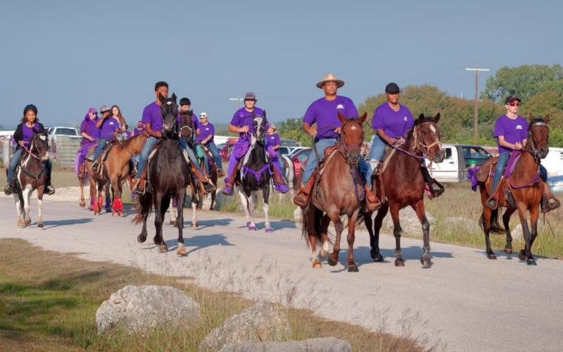 The Bend or Bust 2021 Trail Ride continues a tradition of raising funds for the Lometa Senior Center while providing fun challenges for riders along the 15-mile route. FILE PHOTO