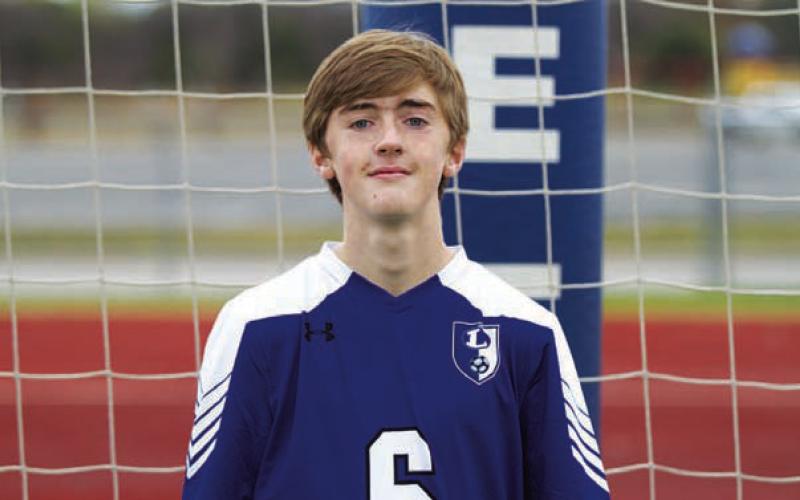 Name: Parker Boykin Class: Sophomore Sport: Soccer, Cross Country and Track Favorite Movie: Happy Gilmore Favorite Midnight Snack: Pizza Favorite Social Media: Instagram Main Goal This Season: Make the playoffs