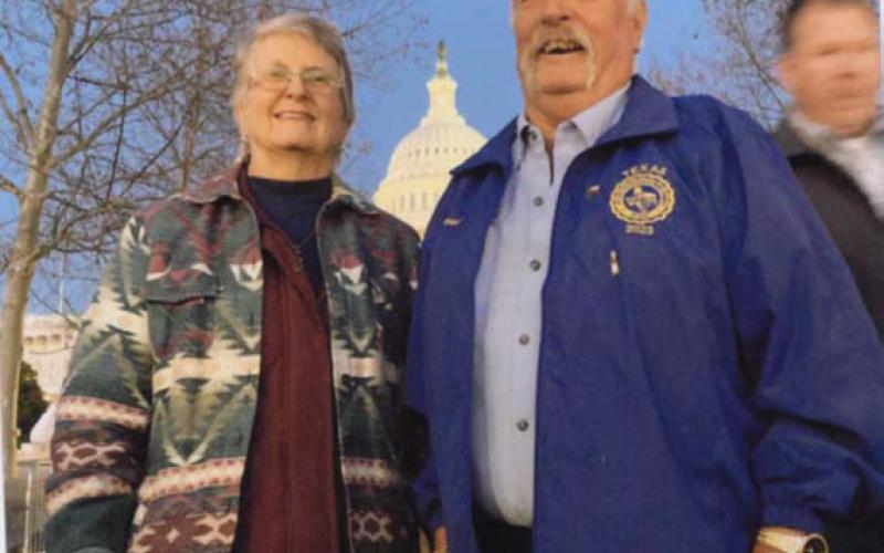 Clovia and Tommy Ketchum were in the nation’s capital recently to attend a National Young Farmers Educational Association conference. Tommy Ketchum is president of the organization this term. courtesy photo