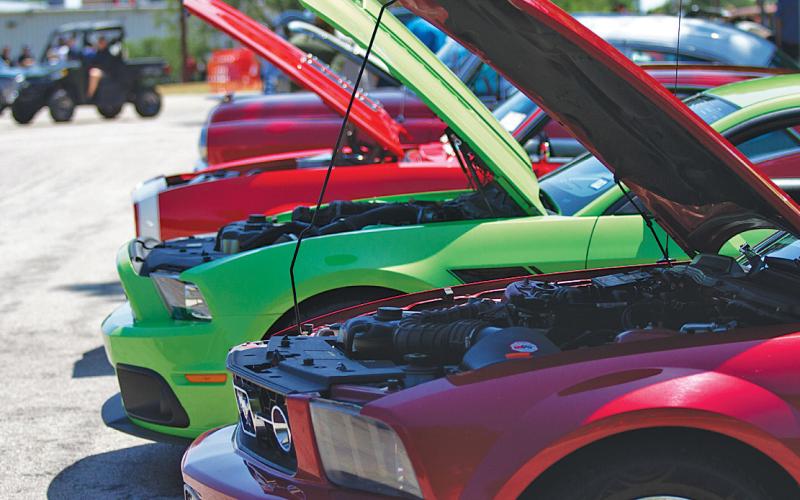 Modern cars like these and classics were all on display during the weekend event. hunter king | dispatch record