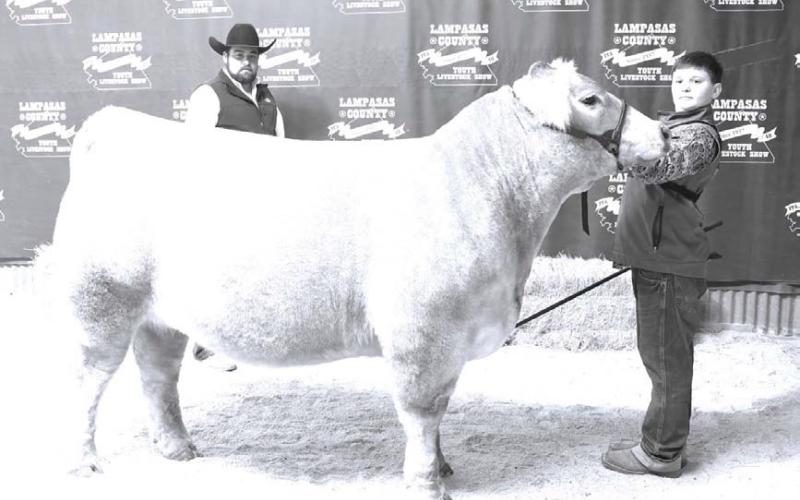 JOYCESARAH MCCABE | DISPATCH RECORD Cort Maples was the junior showmanship winner at this year’s cattle show.