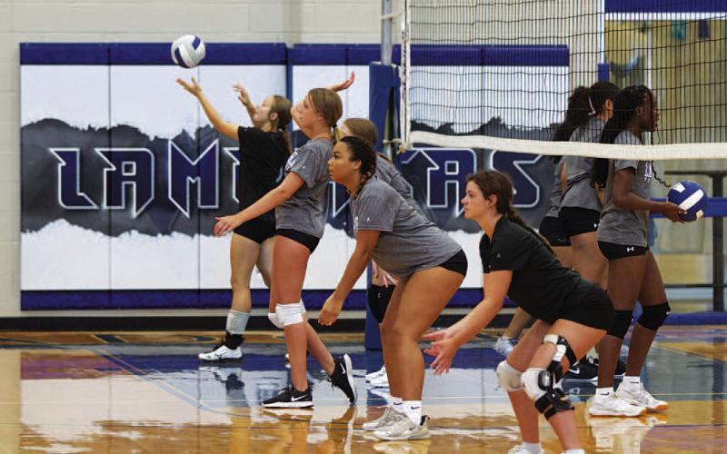 Lady Badger volleyball has its first and only scrimmage at 1 p.m. today in Copperas Cove. HUNTER KING | DISPATCH RECORD