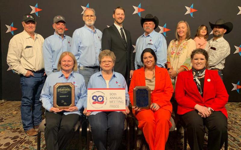 Thirteen Lampasas County Farm Bureau members participated in the 90th annual Texas Farm Bureau Convention in Frisco. Not pictured: directors Mickey and Jani Edwards. courtesy photo