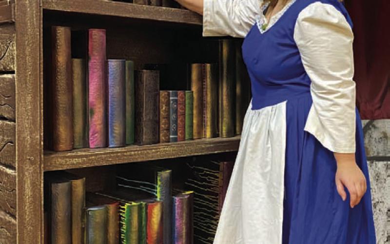 Senior Ciara Carnes stars in the role of Belle. COURTESY PHOTO