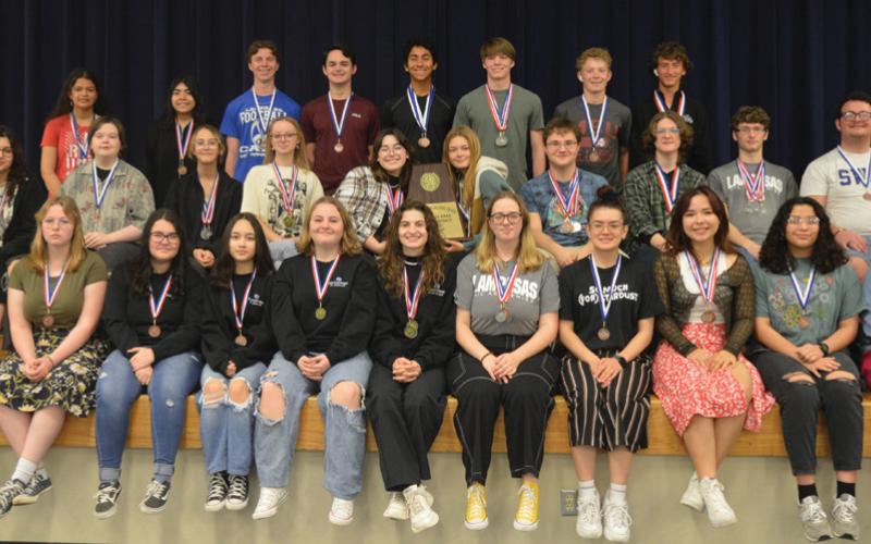 erick mitchell | dispatch record Lampasas High School students have earned back-to-back District 24-4A championships in UIL Academics, Speech and Debate.