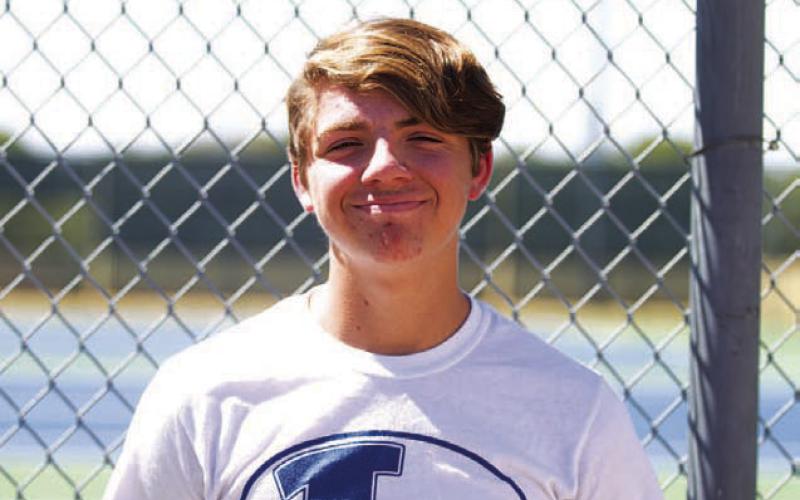 Name: Kaleb Roberts Class: Senior Sport: Tennis Favorite Movie: Hunger Games Favorite Midnight Snack: Goldfish Favorite Social Media: Instagram Main Goal This Season: Stay on Varsity