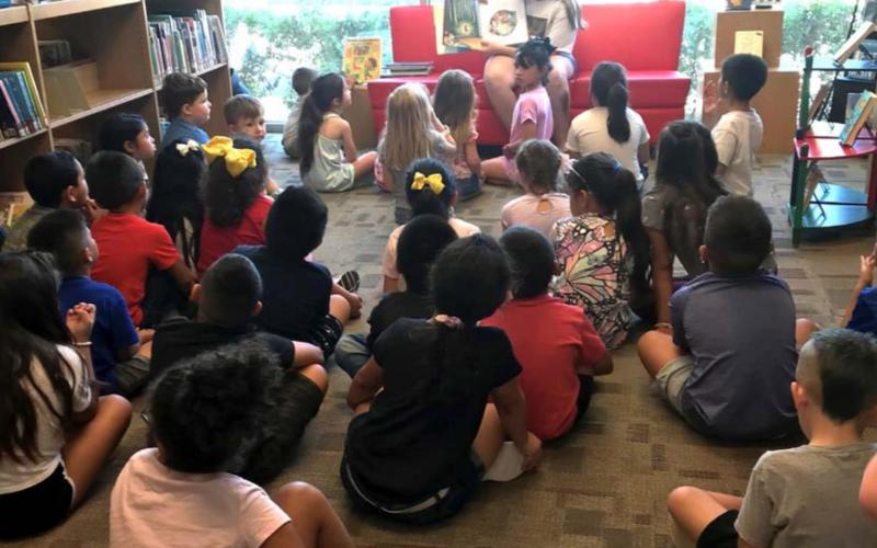 Animal-themed Summer Reading Story Time held at library