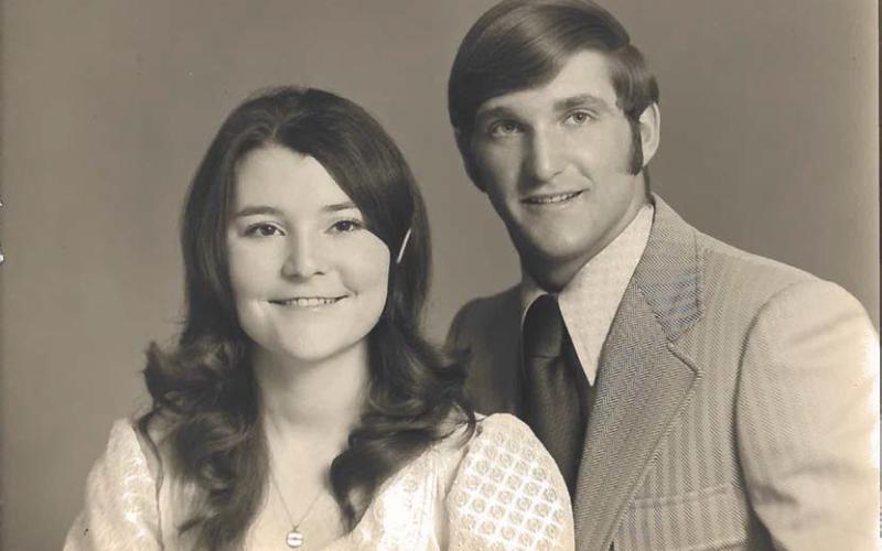 courtesy photo Darlene and Jim Rutland of Lampasas were married 50 years ago at First Street Church of Christ.