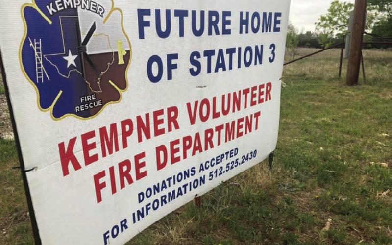 FILE PHOTO Kempner Volunteer Fire Department held an open house and fundraiser in April at the site of its newest substation on FM 2313. The land was donated by Vanita Craft, and fundraisers were expected to provide enough revenue to finish the station.