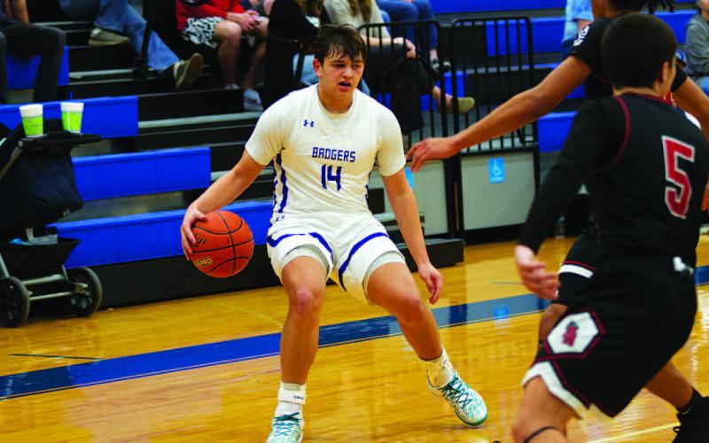 HUNTER KING | DISPATCH RECORD Dylan Polmanteer will look to continue providing scoring off the bench as district play gets underway.