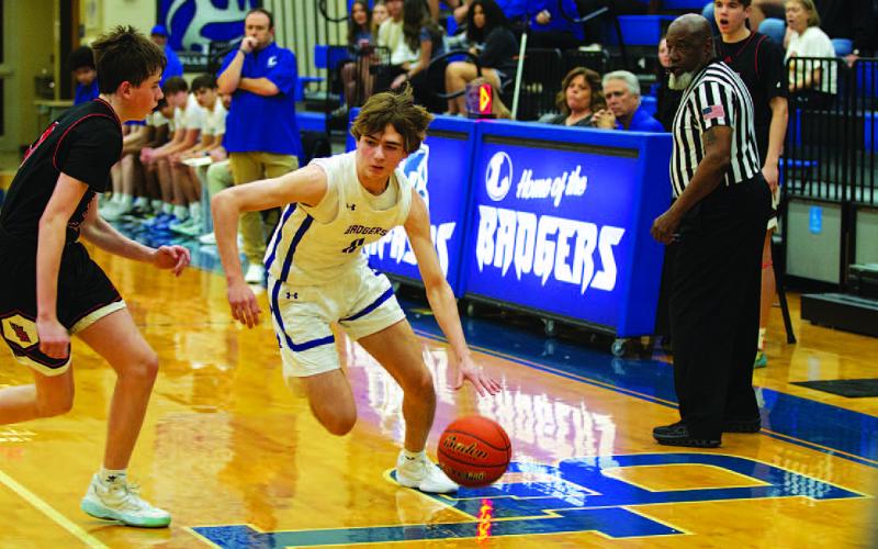 HUNTER KING | DISPATCH RECORD Jax Pratus has continued to defend well and provide occasional scoring boosts in his role.
