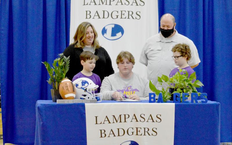 Hayden Waldrip signed with Hardin-Simmons University.