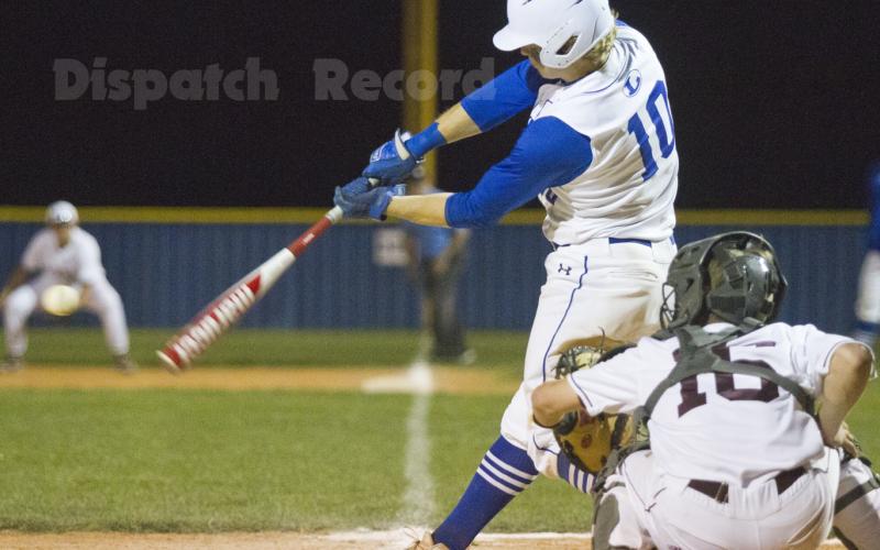 Ace Whitehead batted 2-3 with a two-RBI homer.
