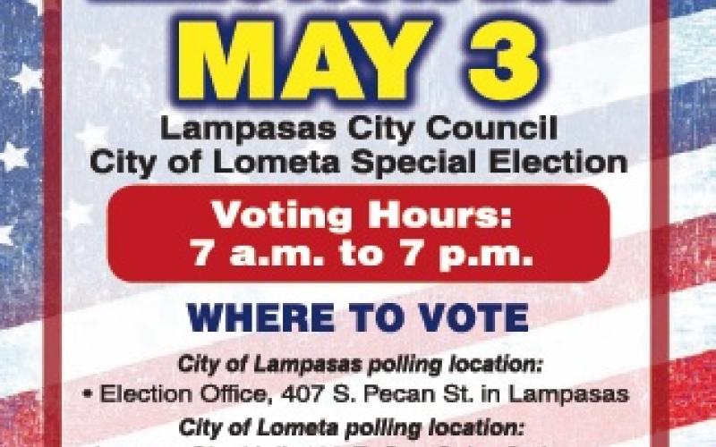 Elections on tap for Lampasas, Lometa