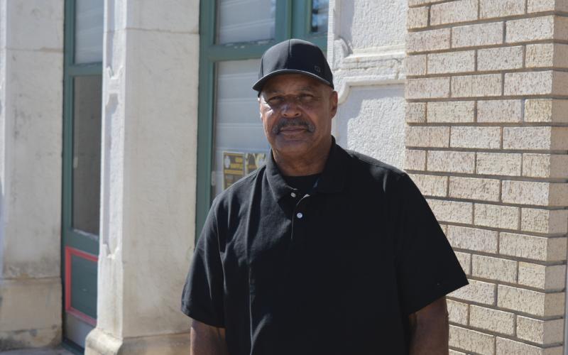 Eddie Ingram poses for a photo outside the Dispatch Record office. He will be this year’s HoliDazzle Christmas Parade grand marshal. ERICK MITCHELL | DISPATCH RECORD