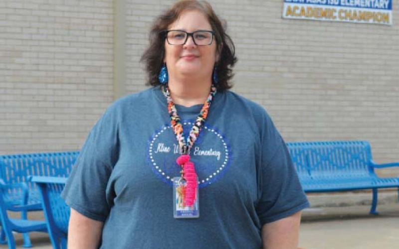 ERICK MITCHELL | DISPATCH RECORD Special education teacher Kristina Adolph has been chosen the Lampasas ISD Elementary Teacher of the Year.