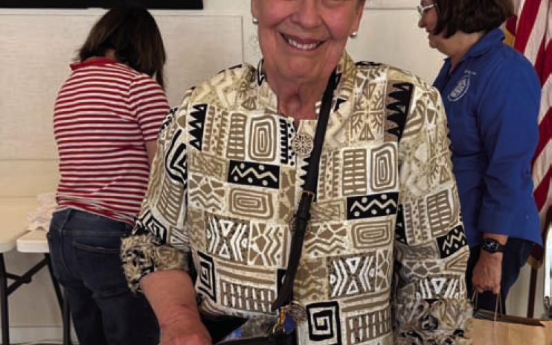 Local researcher Jane McMillin provided a program this month for the ’36 Club members on former Lampasan Lessie Stringfellow and her role as a Greater Federation of Women’s Clubs member. SHANNA SIBBERSON | COURTESY PHOTO
