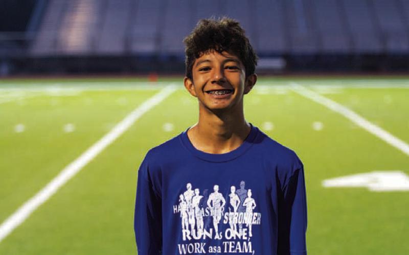 Name: Carlos Rodriquez Class: Freshman Sport: Cross Country