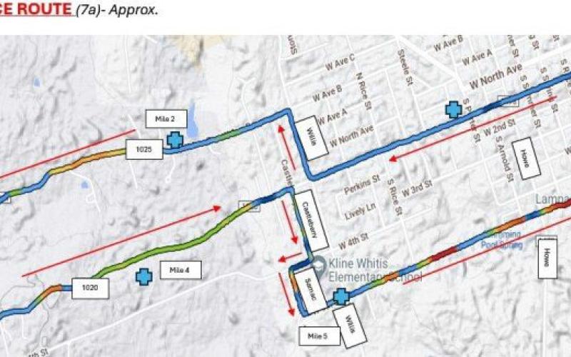 Following the same route that was added in recent years, the 10K includes the steep hills of West Sixth Street and CR 1020 and CR 1025 on the outskirts of Lampasas.