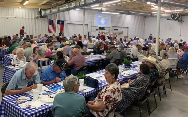 More than 140 local Farm Bureau members attended the county convention last week at the Lampasas County Youth Livestock Center. Steve forsythe | courtesy photo