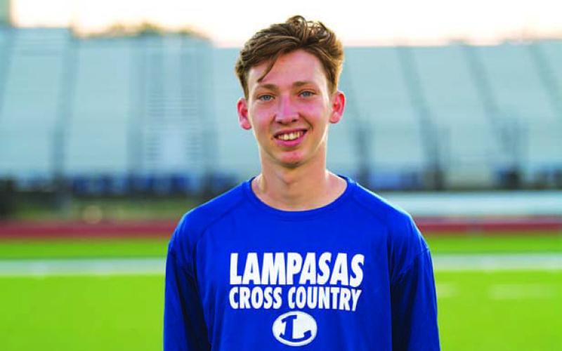 Name: Gabriel Allison Class: Senior Sport: Cross Country Favorite Teacher or Coach: Carl Gehring Favorite Place in Lampasas: Hancock Springs One Person You Look Up To: Alex Yee Main Goal This Season: Make Regionals
