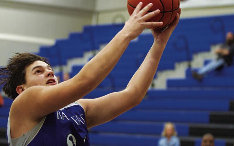 HUNTER KING | DISPATCH RECORD Dylan Polmanteer should provide a scoring boost for the Badgers in 2023-2024.