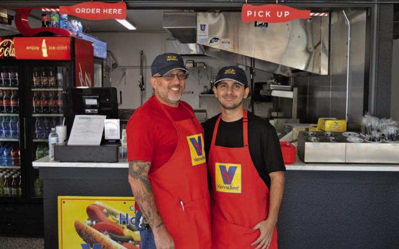Douglas Ingraffia, at left, is pictured with his son, Joseph Ingraffia. ERICK MITCHELL | DISPATCH RECORD