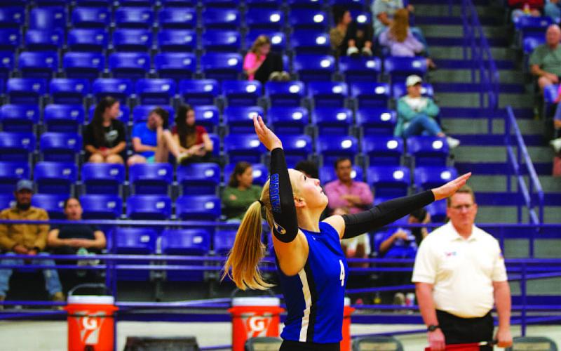 HUNTER KING | DISPATCH RECORD Brylie Turner is one of several juniors who will lead Lampasas in 2024.