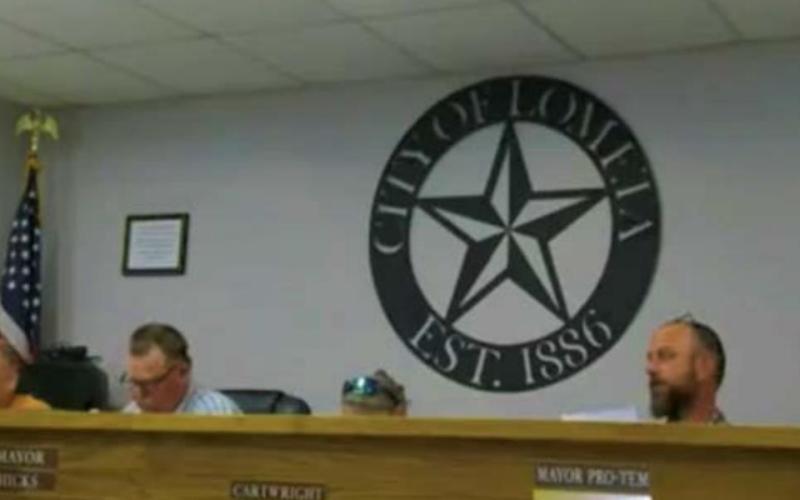 The Lometa City Council met in person Monday evening. MASON HINES | DISPATCH RECORD