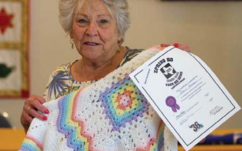 Diane Lawson earned top recognition in the adult crafts competition. Hunter king | dispatch record