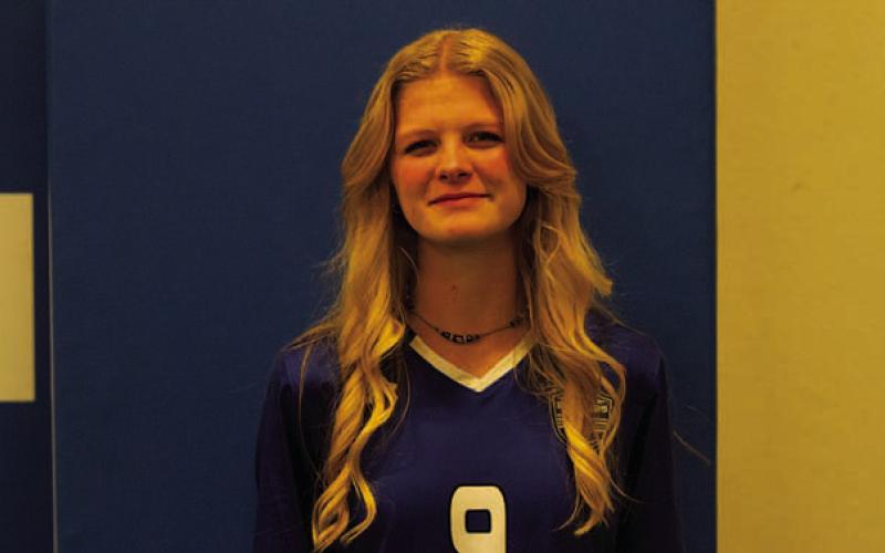 Name: Kinzlee Kepler Class: Sophomore Sport: Soccer and Track Favorite Movie: Coraline Favorite Midnight Snack: Walmart cookies Favorite Social Media: N/A Main Goal This Season: Create a strong bond with my team
