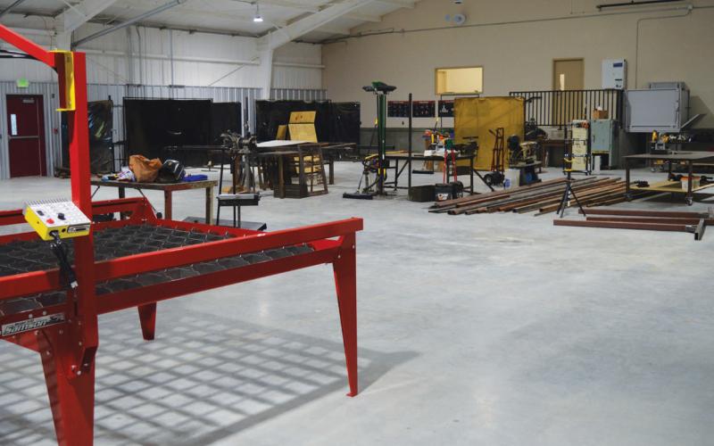 Here is a look inside Lometa ISD’s new 5,500-square-foot shop for welding and construction students within the district’s Advanced Technical Center. Erick Mitchell | Dispatch Record