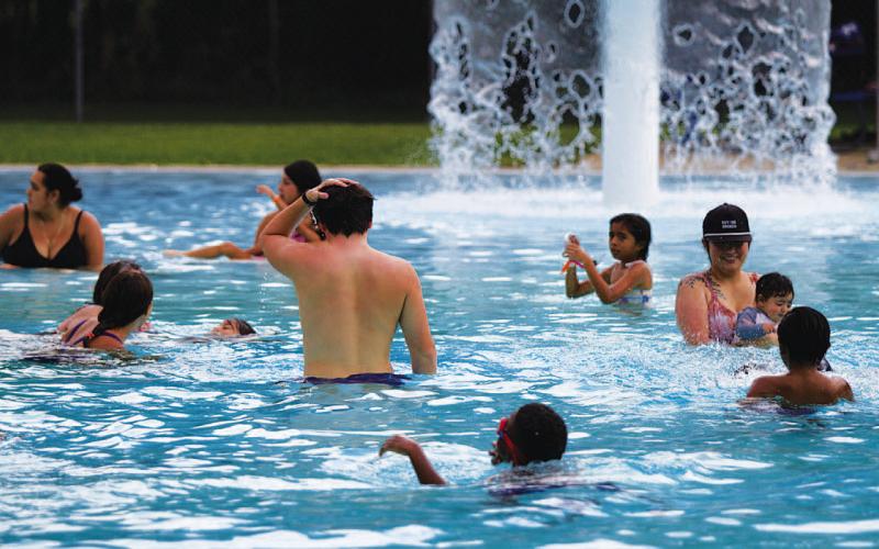 FILE PHOTO Pools look to be a popular place for summer activity the next two months.